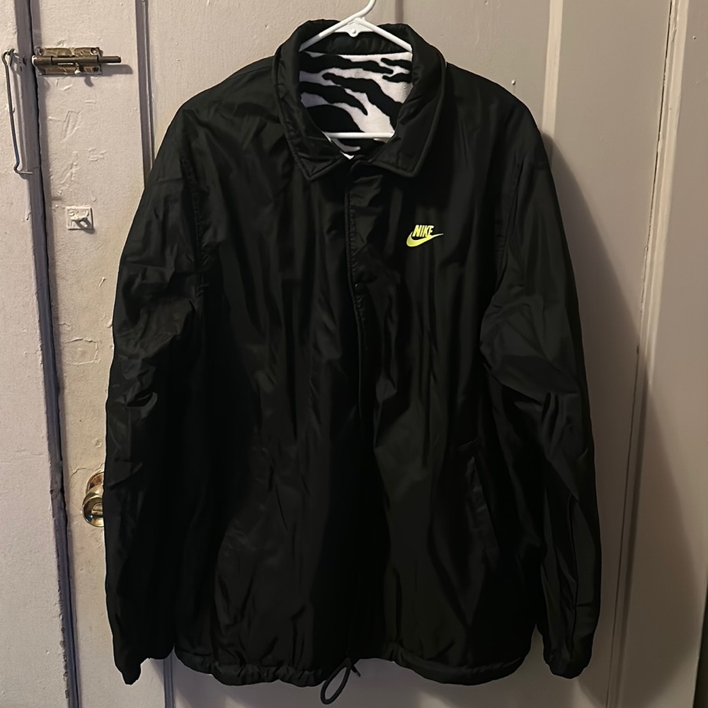 Nike zebra reversible coaches jacket Large